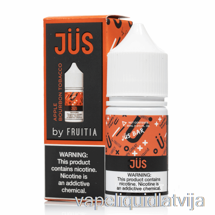 ābolu Burbona Tabaka - Jus Salts - 30ml 35mg Vape šķidrums